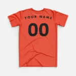 EXCLUSIVE TED LASSO A.F.C. RICHMOND SEASON 3 ORANGE TEE back