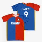 Exclusive Ted Lasso A.F.C. Richmond Season 3 Tartt Jersey front back