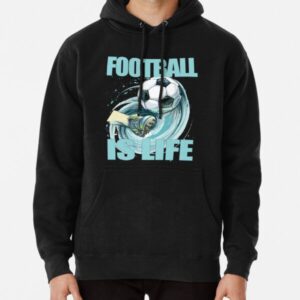 Football is life by Coach Lasso Pullover Hoodie