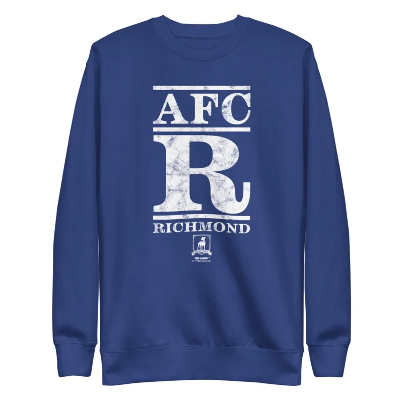 Ted Lasso A.F.C. Richmond Big R Fleece Crewneck Sweatshirt