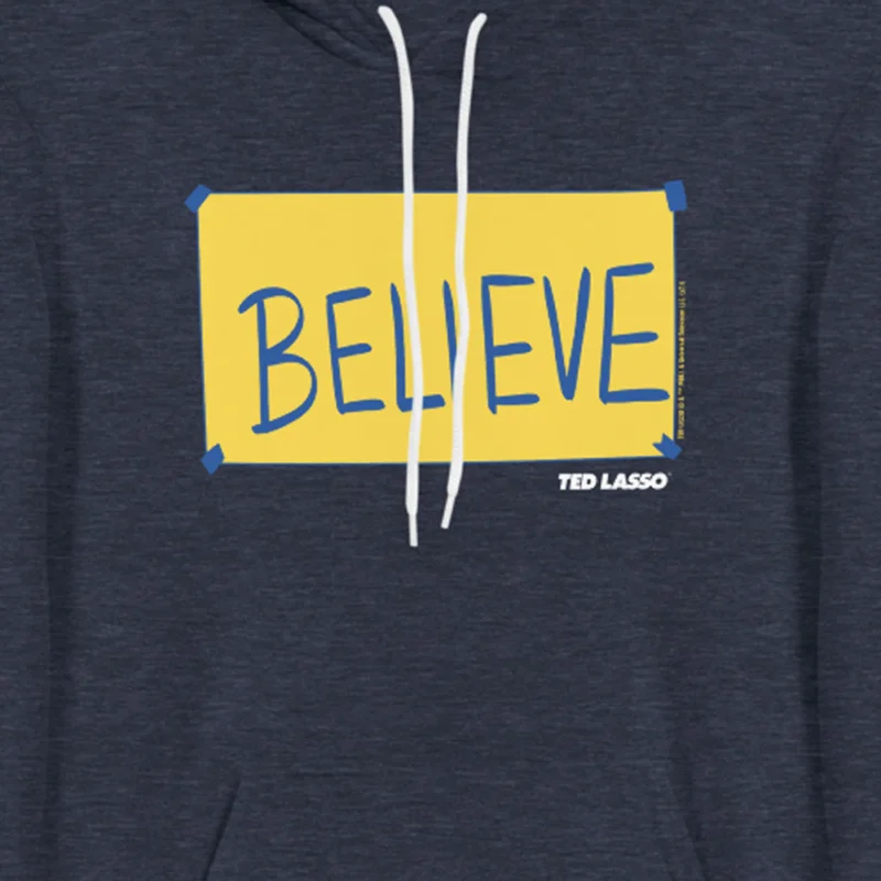 Ted Lasso Believe Sign Hoodie logo