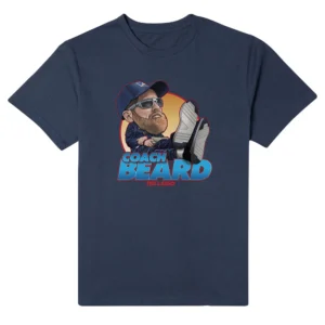 Ted Lasso Bobblehead Adult Short Sleeve T-Shirt Coach Beard