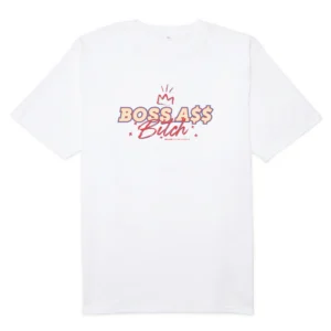 Ted Lasso Boss Ass Bitch Adult Short Sleeve T-Shirt