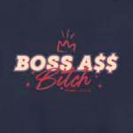 Ted Lasso Boss Ass Bitch Unisex Premium Hooded Sweatshirt logo