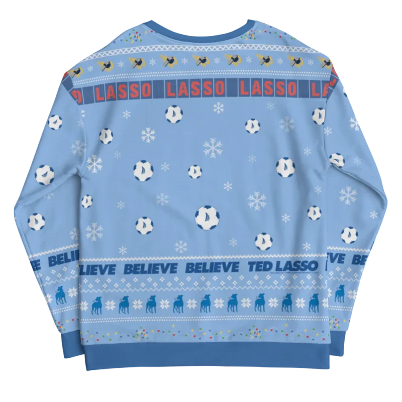 Ted Lasso Christmas Unisex Crew Neck Jumper back