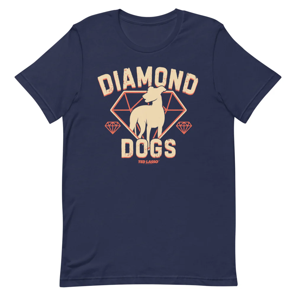 Ted Lasso Diamond Dogs Adult Short Sleeve T-Shirt