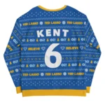 Ted Lasso Roy Kent Holiday Adult Sweatshirt back