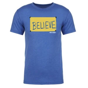 Ted Lasso Believe Sign Men's Tri-Blend T-Shirt